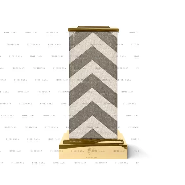 گلدان جناقی سفید طلایی-02