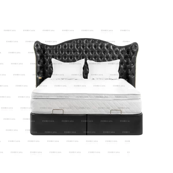 تخت خواب سایز 160 کلاسیک چرم-0