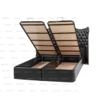 تخت خواب سایز 160 کلاسیک چرم-3