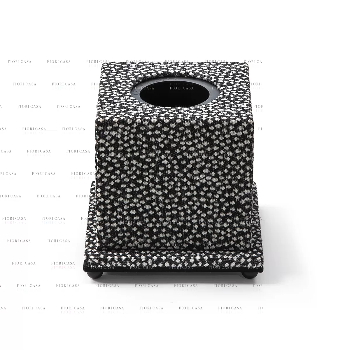 FCTBFBSQ-1329-01 جعبه دستمال کاغذی / BLACK DOTS - تصویر 1