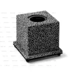 جعبه دستمال کاغذی / BLACK DOTS - تصویر 2